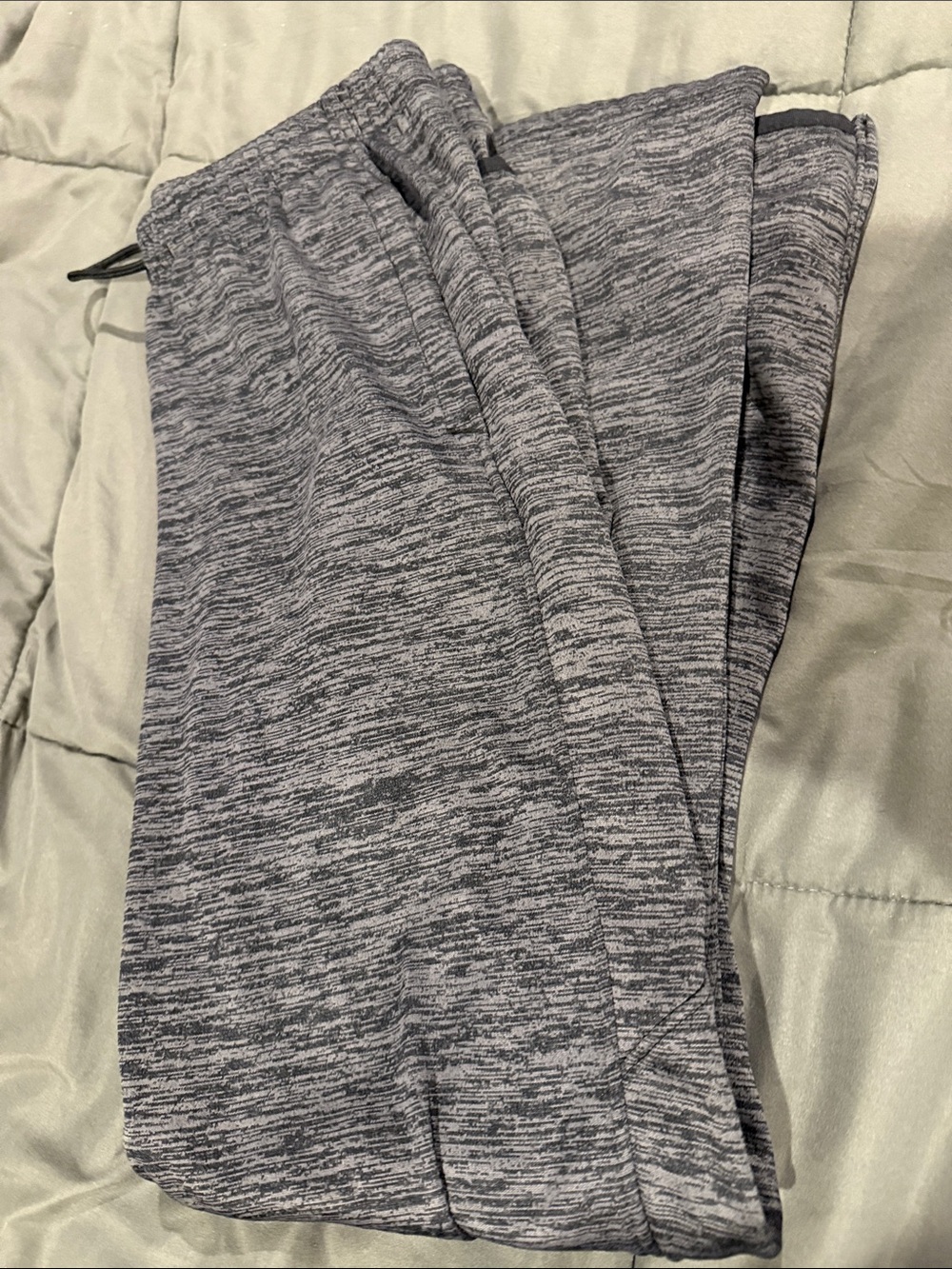 Under Armour Gray Heather Kids Sweatpants Joggers